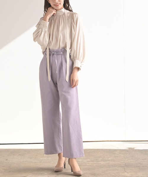 rps（アールピーエス）の「ハトメタックパンツ（その他パンツ・レディース・ブラック/パープル/ブルー/グリーン/アイボリー・M）」の11枚目の写真