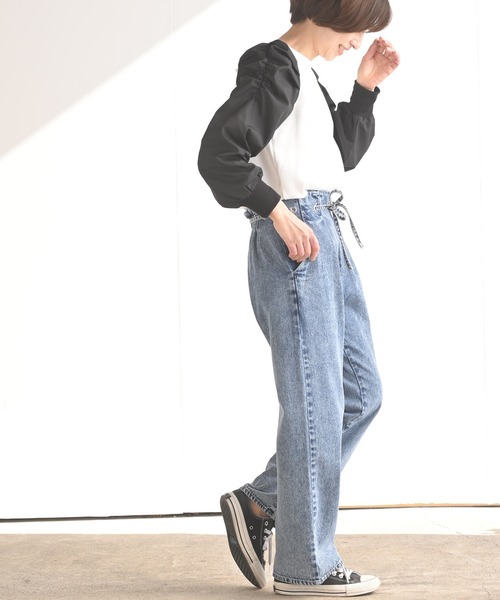 rps（アールピーエス）の「ハトメタックパンツ（その他パンツ・レディース・ブラック/パープル/ブルー/グリーン/アイボリー・M）」の12枚目の写真