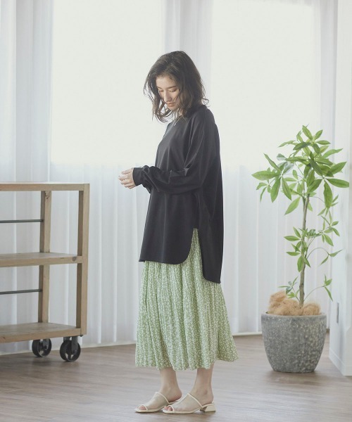 LIPSTAR（リップスター）の「レオパードケシプリーツスカート（スカート・レディース・アイボリー/ブラック系その他/グリーン系その他・M）」の14枚目の写真