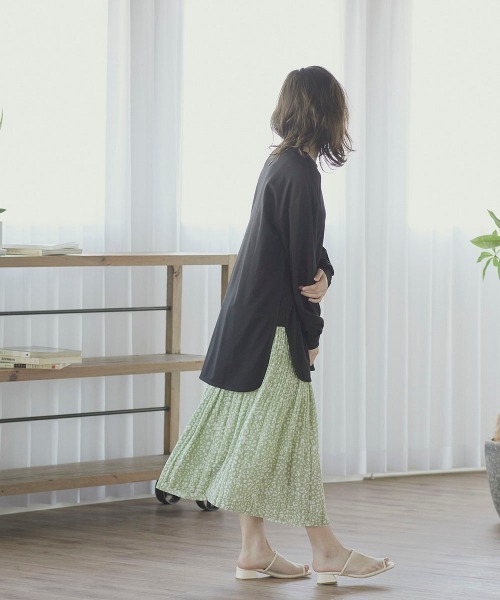 LIPSTAR（リップスター）の「レオパードケシプリーツスカート（スカート・レディース・アイボリー/ブラック系その他/グリーン系その他・M）」の12枚目の写真