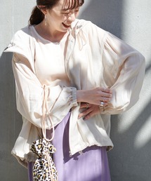 DISCOAT | シアー袖ボリュームフードブルゾン(シャツ/ブラウス)