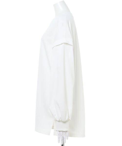 INGNI（イング）の「レイヤーロングTシャツ（Tシャツ/カットソー・レディース・ミント/スミクロ/サンドベージュ/ブルー/オフホワイト・M）」の13枚目の写真