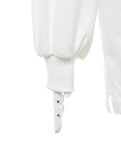 INGNI（イング）の「レイヤーロングTシャツ（Tシャツ/カットソー・レディース・ミント/スミクロ/サンドベージュ/ブルー/オフホワイト・M）」の11枚目の写真