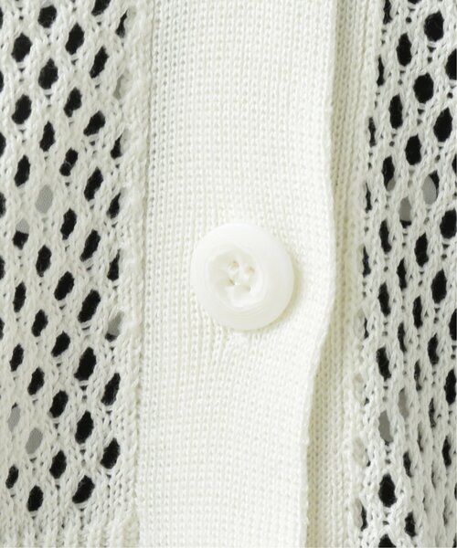 RAY CASSIN（レイカズン）の「メッシュニットVカーディガン（ニット/セーター・レディース・パープル/スミクロ/キナリ・FREE）」の17枚目の写真