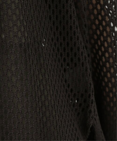 RAY CASSIN（レイカズン）の「メッシュニットVカーディガン（ニット/セーター・レディース・パープル/スミクロ/キナリ・FREE）」の22枚目の写真