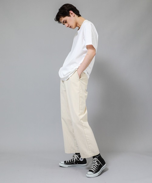 KIIT（キート）の「【KIIT】SIDE GATHER WIDE PANTS（その他パンツ・メンズ・アイボリー・1）」の5枚目の写真