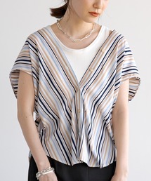 LOUNGEDRESS | ストライプバイヤスブラウス(シャツ/ブラウス)