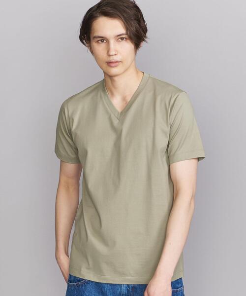 ＜H＞beauty&youthコットンハイゲージ カットオフTシャツ 1600025S2201_l1_a008.jpg