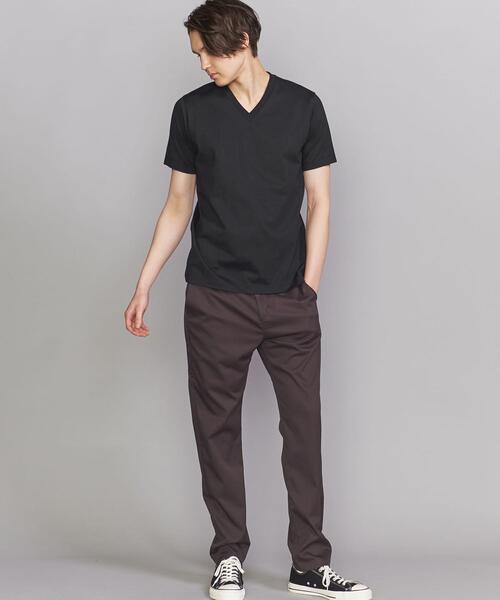 BEAUTY&YOUTH UNITED ARROWS（ビューティーアンドユースユナイテッドアローズ）の「BY ハイゲージ コットン Vネック Tシャツ（Tシャツ/カットソー・メンズ・ホワイト/ライトグレー/ブラック/オリーブ/ライム/その他1・SMALL/MEDIUM/LARGE/X-LARGE）」の10枚目の写真