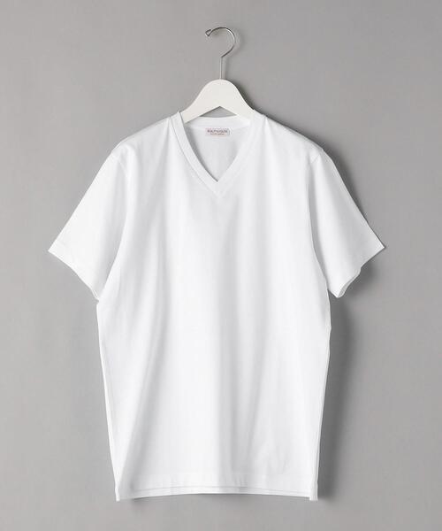 BEAUTY&YOUTH UNITED ARROWS（ビューティーアンドユースユナイテッドアローズ）の「BY ハイゲージ コットン Vネック Tシャツ（Tシャツ/カットソー・メンズ・ホワイト/ライトグレー/ブラック/オリーブ/ライム/その他1・SMALL/MEDIUM/LARGE/X-LARGE）」の22枚目の写真
