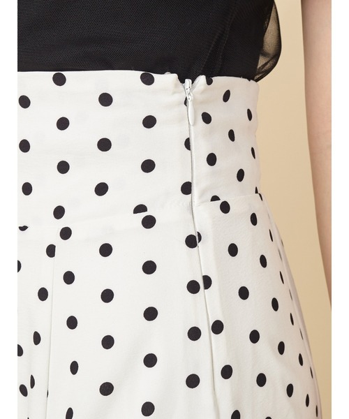 ROYAL PARTY（ロイヤルパーティー）の「ドットフレアスカート（スカート・レディース・ブラック/ホワイト・マルチサイズ）」の20枚目の写真