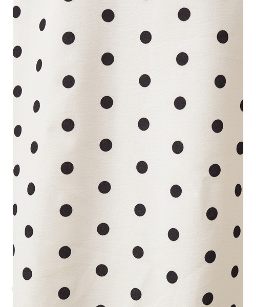 ROYAL PARTY（ロイヤルパーティー）の「ドットフレアスカート（スカート・レディース・ブラック/ホワイト・マルチサイズ）」の14枚目の写真