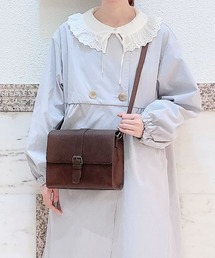 ehka sopo | 合皮フラップミニショルダー(ショルダーバッグ)