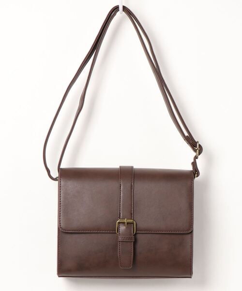 ehka sopo（エヘカソポ）の「合皮フラップミニショルダー（ショルダーバッグ・レディース・イエロー/ブラック/ブラウン・ﾌﾘ-）」の8枚目の写真