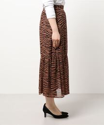 LILY BROWN（リリーブラウン）の「ラメシフォンミディスカート