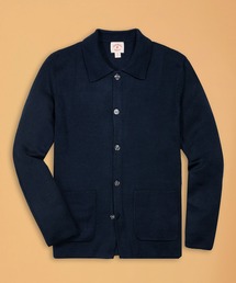 BROOKS BROTHERS | Red Fleece コットン フラットカラーカーディガン(カーディガン/ボレロ)