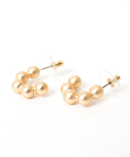 RANDA(ランダ)の「ボールピアス&イヤカフセット(ピアス(両耳用)・レディース・ゴールド/シルバー・FREE)」の9枚目の写真