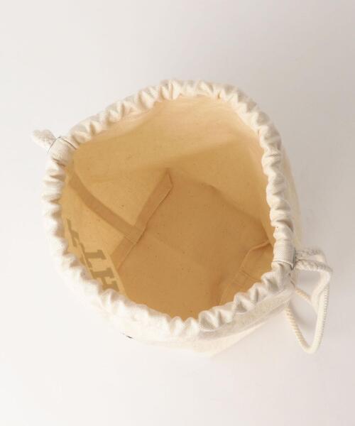 green label relaxing（グリーンレーベルリラクシング）の「[ Tanacana (タナカーナ) ] SC ランドリー ミニ巾着 バッグ（ショルダーバッグ・レディース・ブラウン/ナチュラル・FREE）」の9枚目の写真