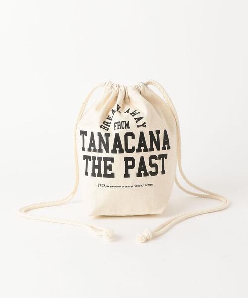 green label relaxing（グリーンレーベルリラクシング）の「[ Tanacana (タナカーナ) ] SC ランドリー ミニ巾着 バッグ（ショルダーバッグ・レディース・ブラウン/ナチュラル・FREE）」の6枚目の写真