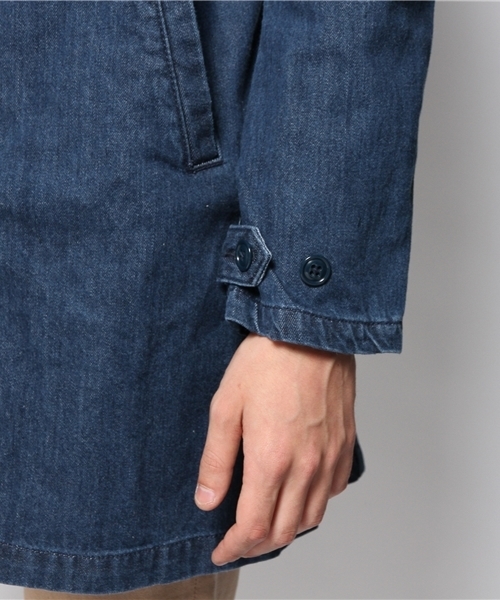 CIAOPANIC(チャオパニック)の「【Ciaopanic】デニムステンカラーコート(ステンカラーコート・メンズ・インディゴブルー/ブルー・MEDIUM/LARGE)」の8枚目の写真