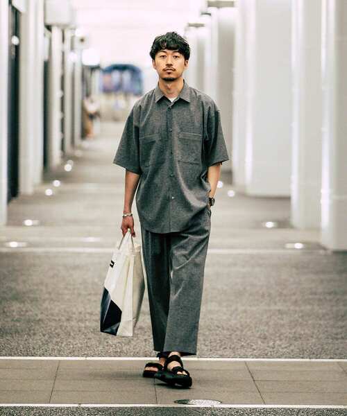 URBAN RESEARCH（アーバンリサーチ）の「ドライTRリネンシャツ（シャツ/ブラウス・メンズ・ネイビー/チェック・MEDIUM/LARGE）」の14枚目の写真