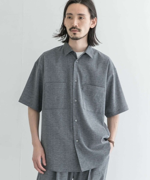URBAN RESEARCH（アーバンリサーチ）の「ドライTRリネンシャツ（シャツ/ブラウス・メンズ・ネイビー/チェック・MEDIUM/LARGE）」の3枚目の写真
