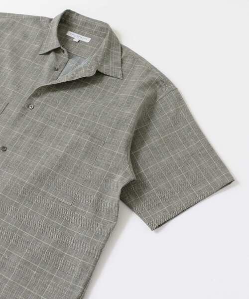 URBAN RESEARCH（アーバンリサーチ）の「ドライTRリネンシャツ（シャツ/ブラウス・メンズ・ネイビー/チェック・MEDIUM/LARGE）」の4枚目の写真