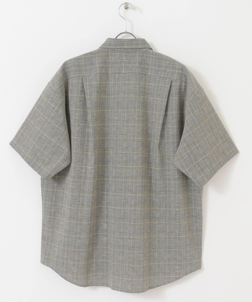 URBAN RESEARCH（アーバンリサーチ）の「ドライTRリネンシャツ（シャツ/ブラウス・メンズ・ネイビー/チェック・MEDIUM/LARGE）」の7枚目の写真