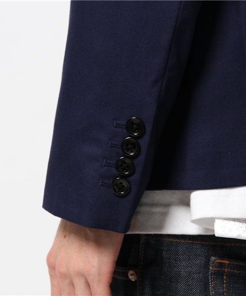 WEGO（ウィゴー）の「WEGO/ノッチドテーラードジャケット（テーラードジャケット・メンズ・ブラック/グリーン系その他/ネイビー/ブルー系その他・MEDIUM/LARGE）」の13枚目の写真