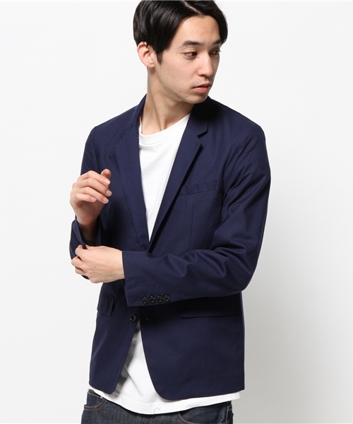 WEGO（ウィゴー）の「WEGO/ノッチドテーラードジャケット（テーラードジャケット・メンズ・ブラック/グリーン系その他/ネイビー/ブルー系その他・MEDIUM/LARGE）」の19枚目の写真