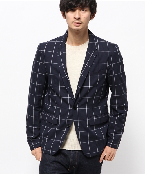 WEGO（ウィゴー）の「WEGO/ノッチドテーラードジャケット（テーラードジャケット・メンズ・ブラック/グリーン系その他/ネイビー/ブルー系その他・MEDIUM/LARGE）」の20枚目の写真