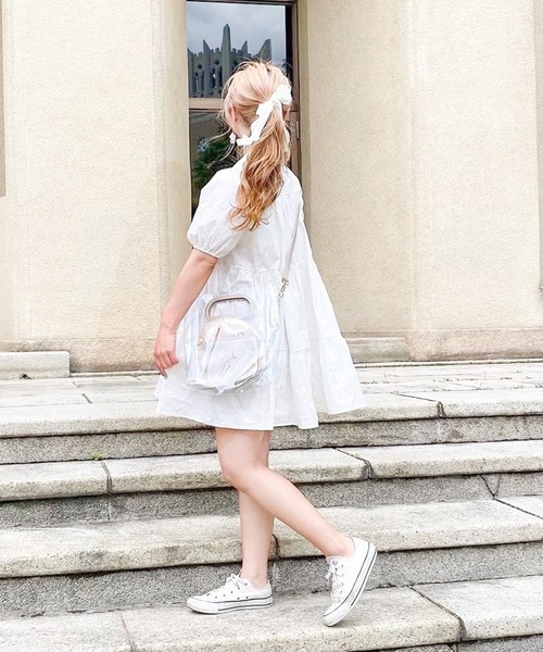 anown（アノン）の「2way仕様 ポーチ付き PVCショルダークリアバッグ【ファッションインフルエンサーanchan×anown 限定コラボ】（ショルダーバッグ・レディース・ブラウン/アイボリー・FREE）」の15枚目の写真