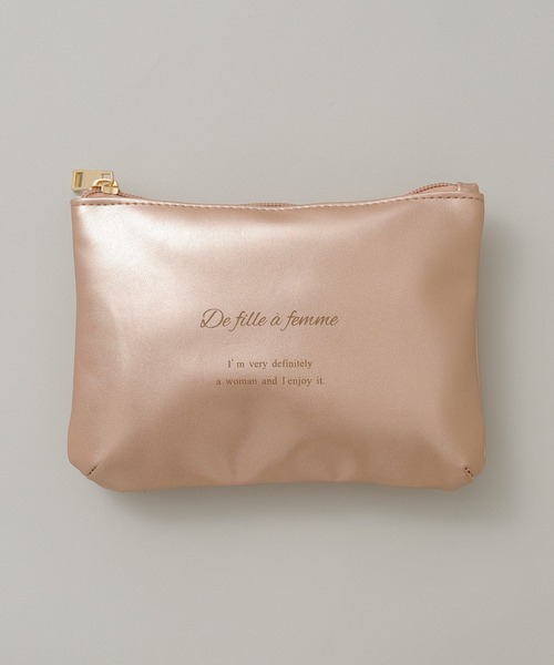 anown（アノン）の「2way仕様 ポーチ付き PVCショルダークリアバッグ【ファッションインフルエンサーanchan×anown 限定コラボ】（ショルダーバッグ・レディース・ブラウン/アイボリー・FREE）」の21枚目の写真