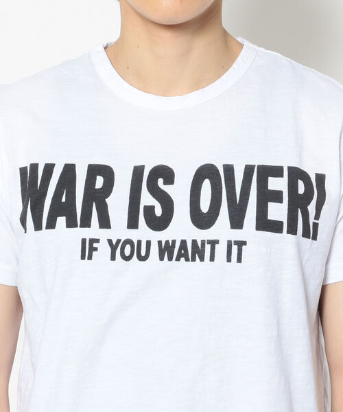 Johnson Motors Inc.（ジョンソン モータース）の「Johnson Motors,Inc./ジョンソン モータース/WAR IS OVER（Tシャツ/カットソー・メンズ・ホワイト・SMALL/MEDIUM/LARGE）」の9枚目の写真