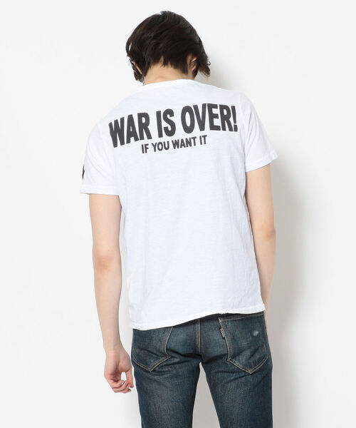 Johnson Motors Inc.（ジョンソン モータース）の「Johnson Motors,Inc./ジョンソン モータース/WAR IS OVER（Tシャツ/カットソー・メンズ・ホワイト・SMALL/MEDIUM/LARGE）」の10枚目の写真