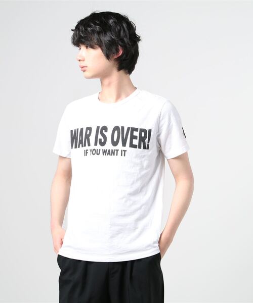 Johnson Motors Inc.（ジョンソン モータース）の「Johnson Motors,Inc./ジョンソン モータース/WAR IS OVER（Tシャツ/カットソー・メンズ・ホワイト・SMALL/MEDIUM/LARGE）」の11枚目の写真