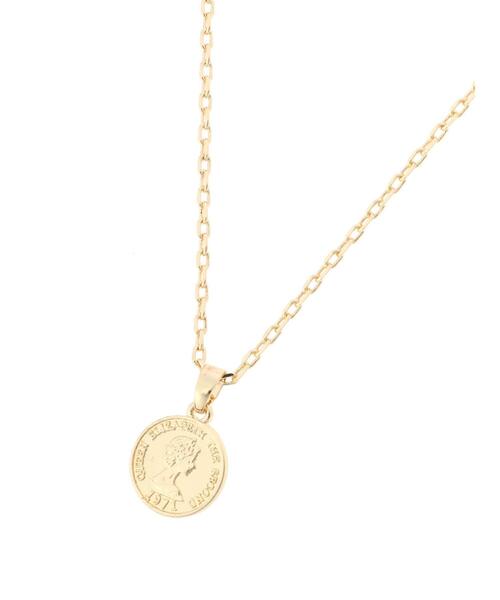 Green Parks(グリーンパークス)の「3wayパールコインネックレス*(ネックレス・レディース・ゴールド・FREE)」の4枚目の写真