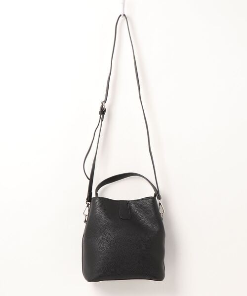 Alite cloth(アリーテクロス)の「2wayバケツハンドショルダーバッグ(ドラムバッグ・レディース・ブラック/キャメル・FREE)」の22枚目の写真