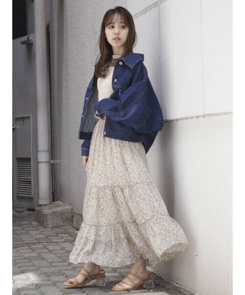 dazzlin（ダズリン）の「ティアードギャザースカート（スカート・レディース・ベージュ/グリーン/その他1/その他2・FREE）」の20枚目の写真