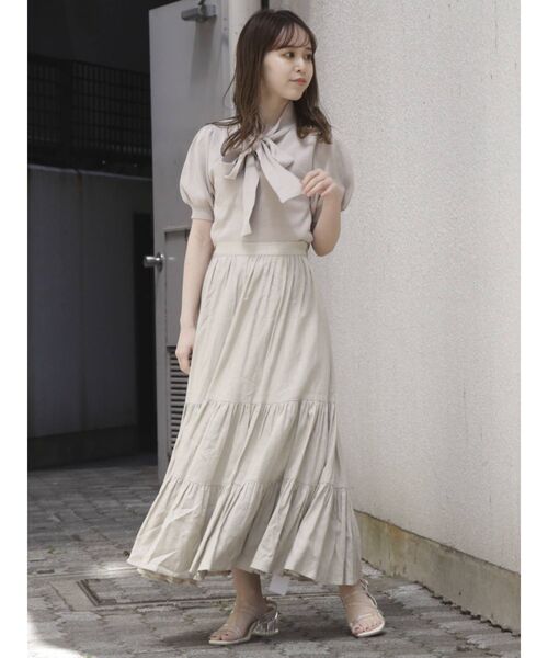 dazzlin（ダズリン）の「ティアードギャザースカート（スカート・レディース・ベージュ/グリーン/その他1/その他2・FREE）」の11枚目の写真