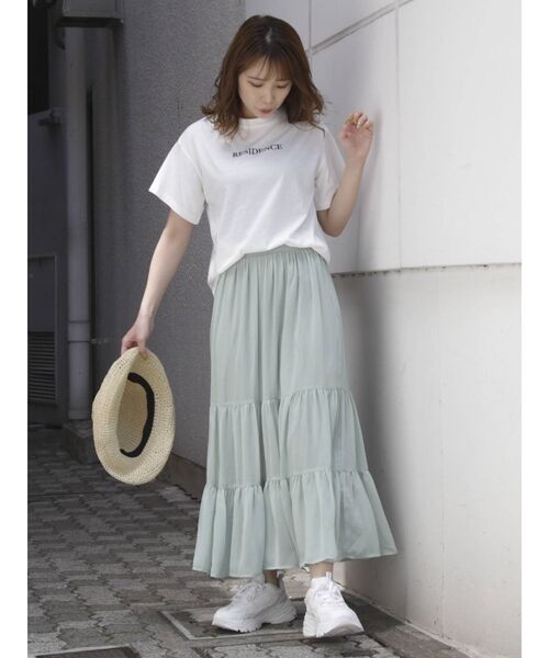 dazzlin（ダズリン）の「ティアードギャザースカート（スカート・レディース・ベージュ/グリーン/その他1/その他2・FREE）」の17枚目の写真