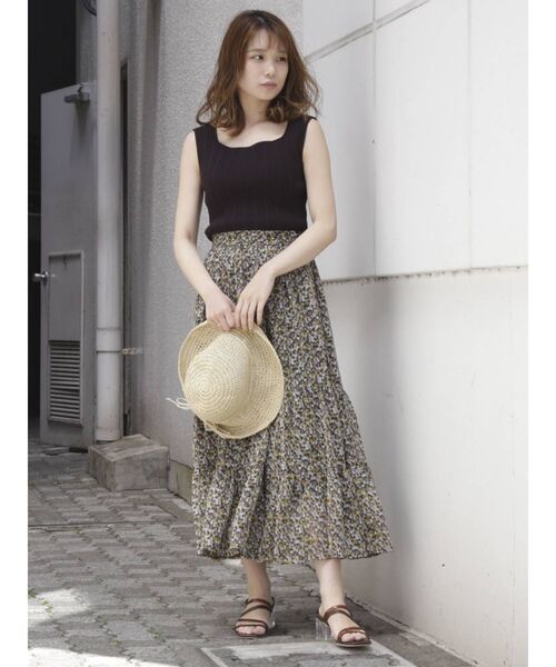 dazzlin（ダズリン）の「ティアードギャザースカート（スカート・レディース・ベージュ/グリーン/その他1/その他2・FREE）」の22枚目の写真