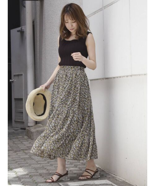 dazzlin（ダズリン）の「ティアードギャザースカート（スカート・レディース・ベージュ/グリーン/その他1/その他2・FREE）」の16枚目の写真