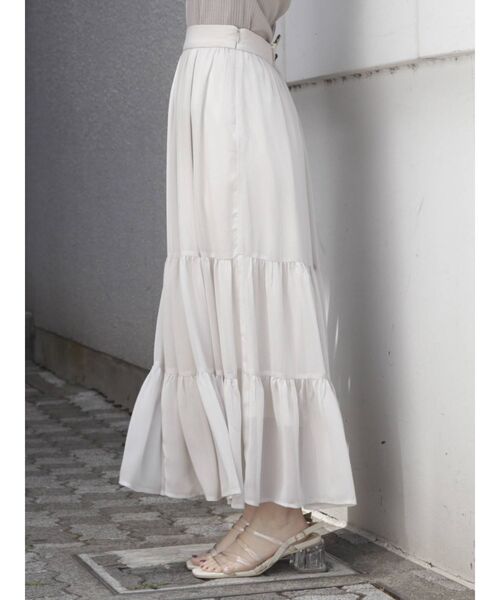 dazzlin（ダズリン）の「ティアードギャザースカート（スカート・レディース・ベージュ/グリーン/その他1/その他2・FREE）」の13枚目の写真