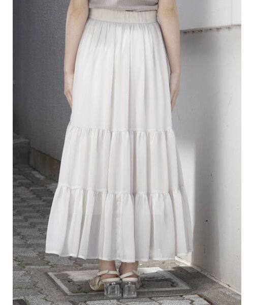 dazzlin（ダズリン）の「ティアードギャザースカート（スカート・レディース・ベージュ/グリーン/その他1/その他2・FREE）」の19枚目の写真