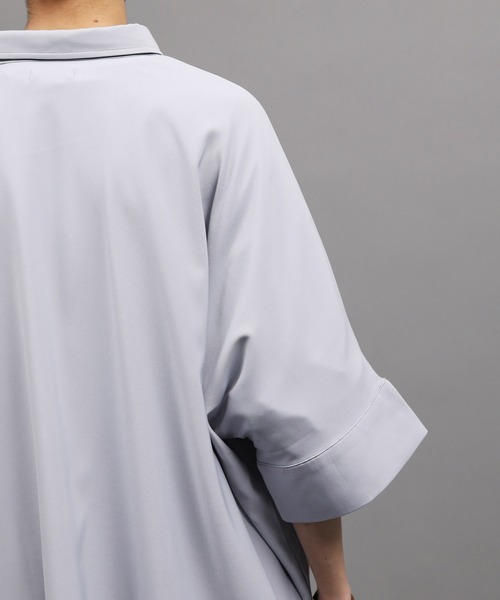 Air Tokyo(エアートウキョー)の「【 ファッションインフルエンサーMASAKI × AIR TOKYO 限定コラボ 】ドルマンルーズポロシャツ(ポロシャツ・メンズ・グレー/ブルー・MEDIUM/LARGE)」の17枚目の写真