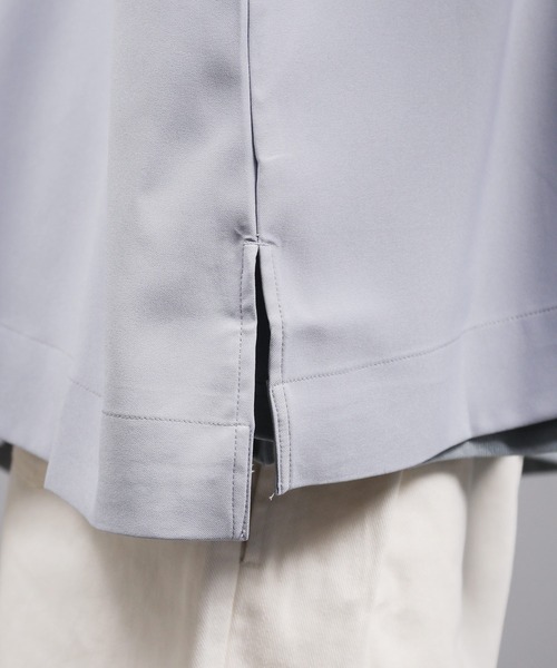 Air Tokyo(エアートウキョー)の「【 ファッションインフルエンサーMASAKI × AIR TOKYO 限定コラボ 】ドルマンルーズポロシャツ(ポロシャツ・メンズ・グレー/ブルー・MEDIUM/LARGE)」の18枚目の写真