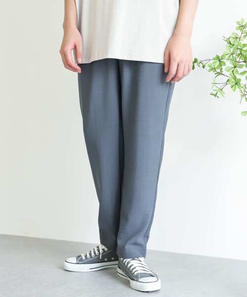 SENSE OF PLACE by URBAN RESEARCH(センスオブプレイスバイアーバンリサーチ)の「リネンライクテーパードパンツ(その他パンツ・メンズ・アイボリー/チャコールグレー/ブラウン/ブルー・MEDIUM/LARGE/SMALL)」の5枚目の写真