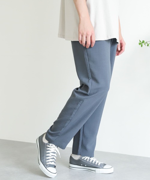 SENSE OF PLACE by URBAN RESEARCH(センスオブプレイスバイアーバンリサーチ)の「リネンライクテーパードパンツ(その他パンツ・メンズ・アイボリー/チャコールグレー/ブラウン/ブルー・MEDIUM/LARGE/SMALL)」の8枚目の写真