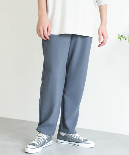 SENSE OF PLACE by URBAN RESEARCH(センスオブプレイスバイアーバンリサーチ)の「リネンライクテーパードパンツ(その他パンツ・メンズ・アイボリー/チャコールグレー/ブラウン/ブルー・MEDIUM/LARGE/SMALL)」の9枚目の写真